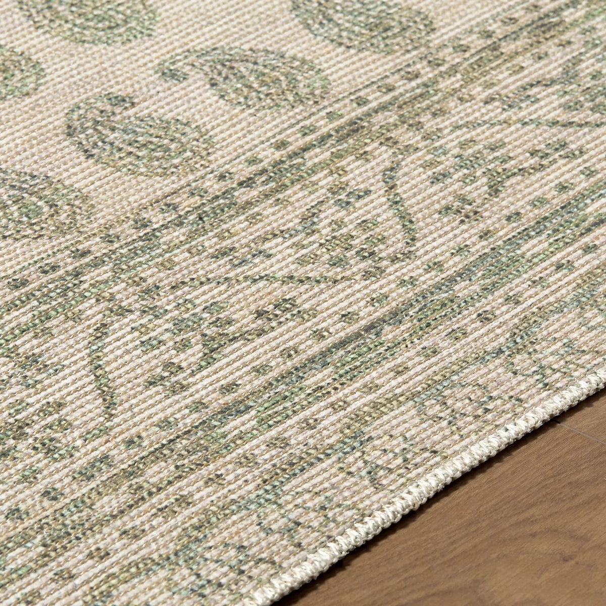Alo NBAL-2302 Medium Green Area Rug by Nabela Noor Home x LIVABLISS