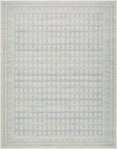 Alo NBAL-2303 Sky Blue Area Rug by Nabela Noor Home x LIVABLISS