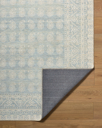 Nabela Noor Home x Livabliss Alo NBAL-2303 Sky Blue Area Rug