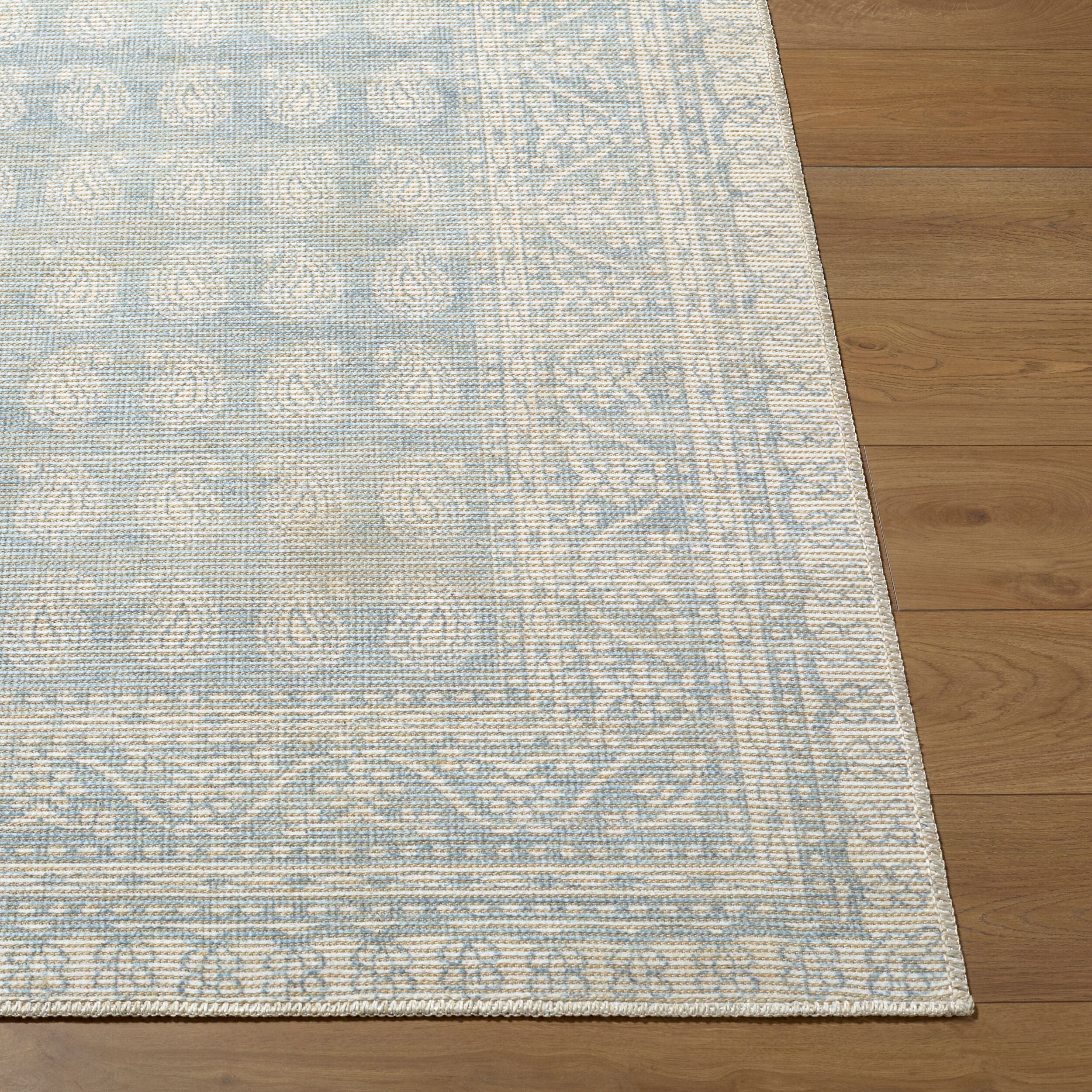 Nabela Noor Home x Livabliss Alo NBAL-2303 Sky Blue Area Rug