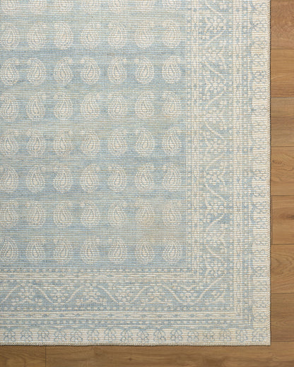 Nabela Noor Home x Livabliss Alo NBAL-2303 Sky Blue Area Rug