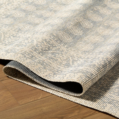 Nabela Noor Home x Livabliss Alo NBAL-2303 Sky Blue Area Rug