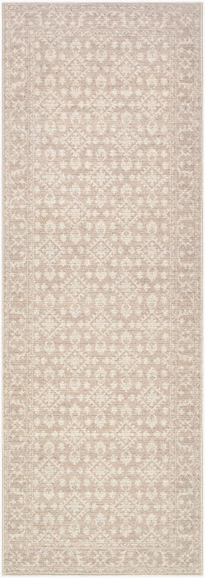 Aram NBAR-2300 Tan Area Rug by Nabela Noor Home x LIVABLISS