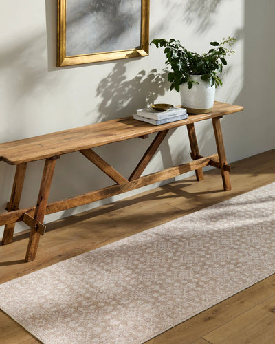 Aram NBAR-2300 Tan Area Rug by Nabela Noor Home x LIVABLISS