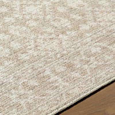 Aram NBAR-2300 Tan Area Rug by Nabela Noor Home x LIVABLISS