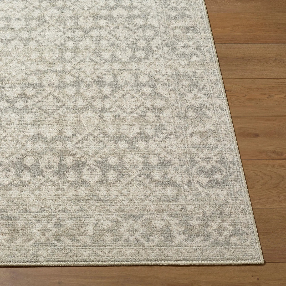 Aram NBAR-2301 Charcoal Area Rug by Nabela Noor Home x LIVABLISS