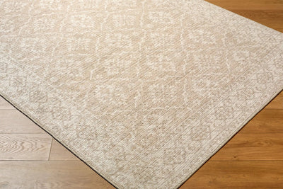 Aram NBAR-2303 Tan Area Rug by Nabela Noor Home x LIVABLISS