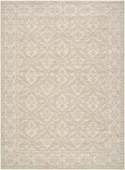 Aram NBAR-2303 Tan Area Rug by Nabela Noor Home x LIVABLISS