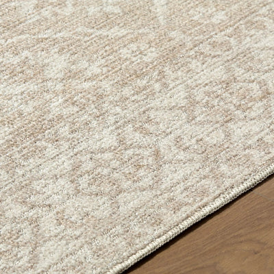 Aram NBAR-2303 Tan Area Rug by Nabela Noor Home x LIVABLISS
