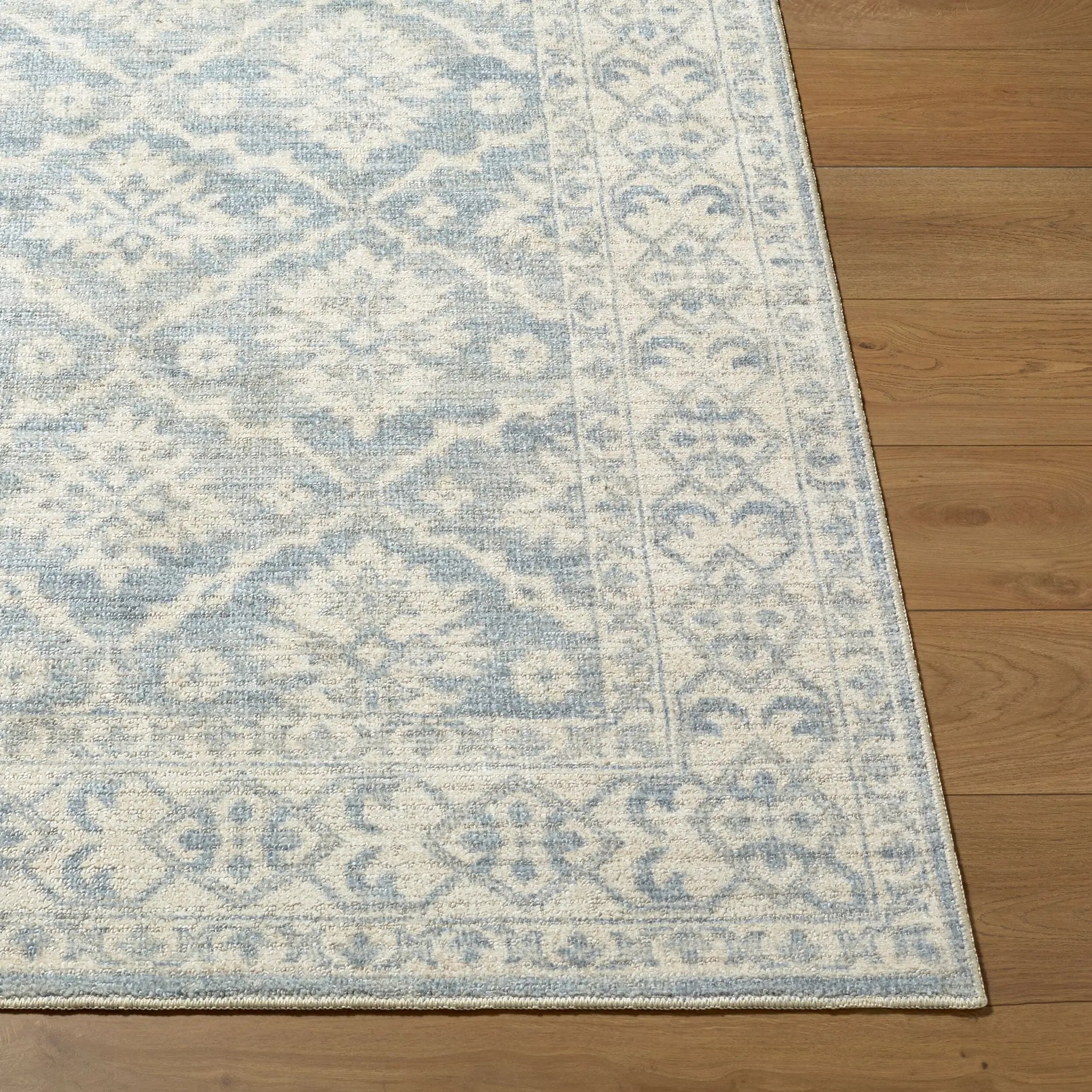 Aram NBAR-2305 Denim Area Rug by Nabela Noor Home x LIVABLISS