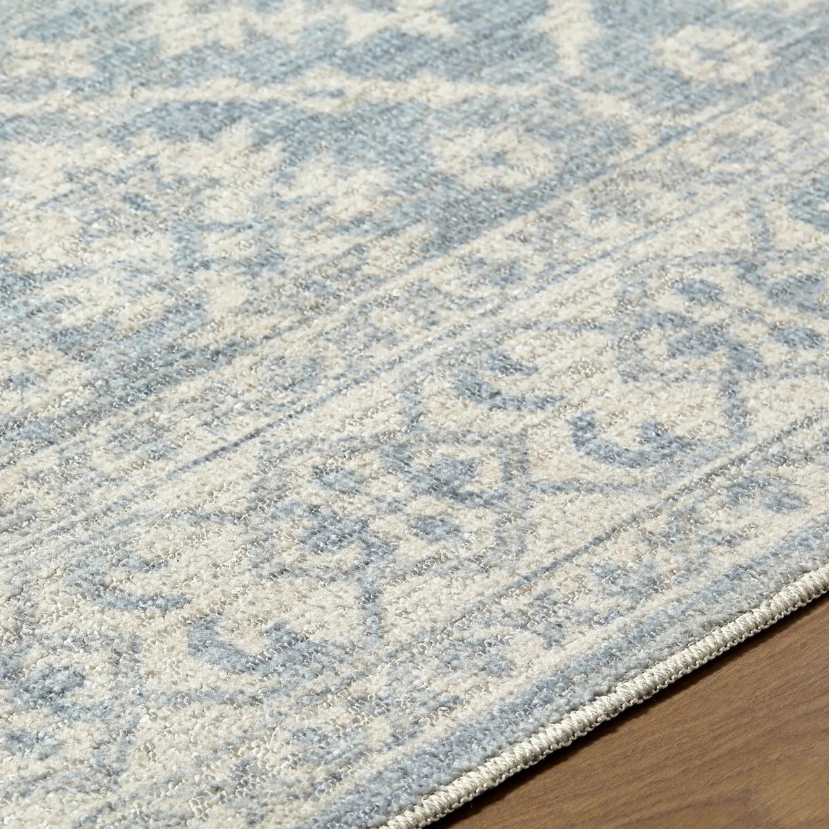 Aram NBAR-2305 Denim Area Rug by Nabela Noor Home x LIVABLISS