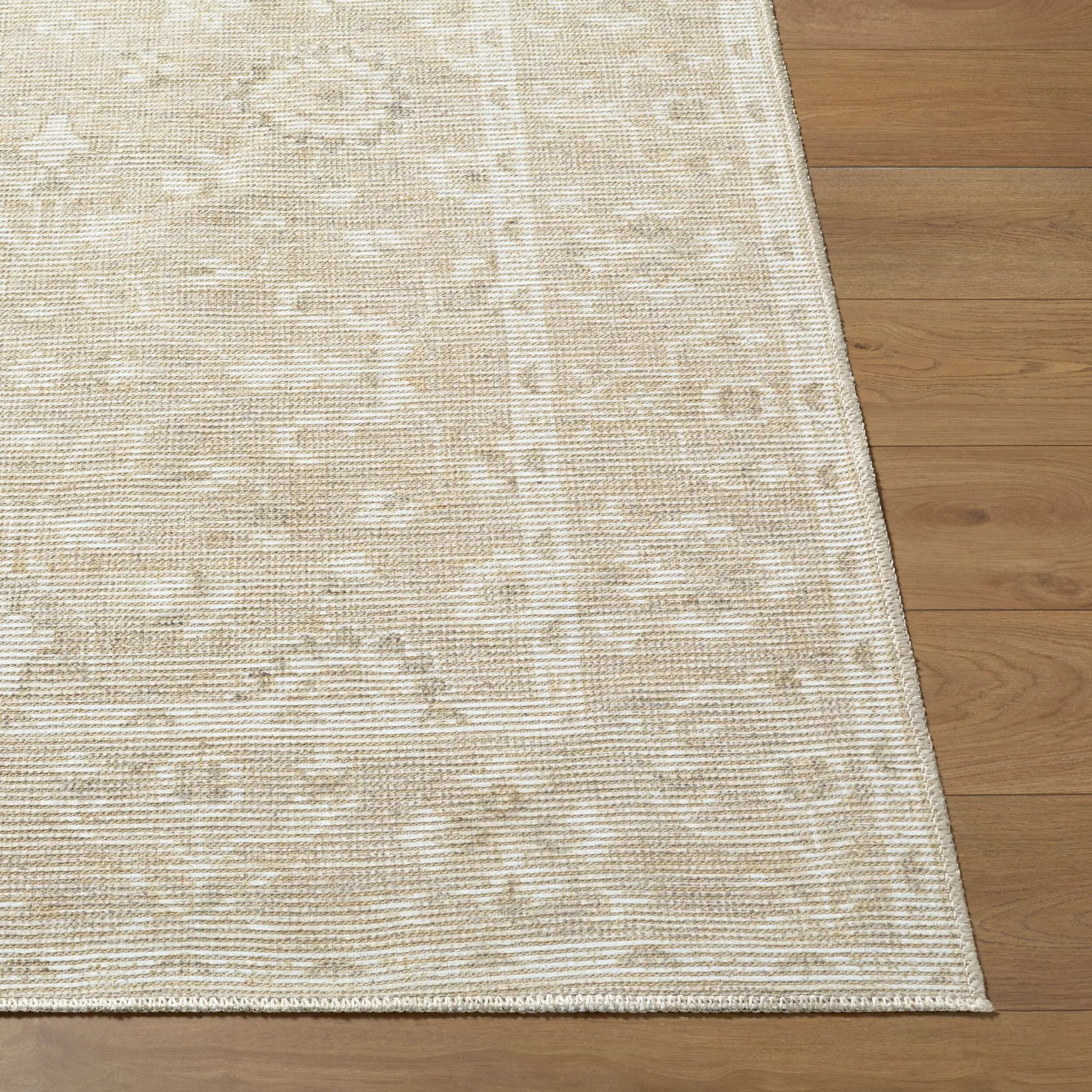 Asha NBAS-2300 Oatmeal Area Rug by Nabela Noor Home x LIVABLISS