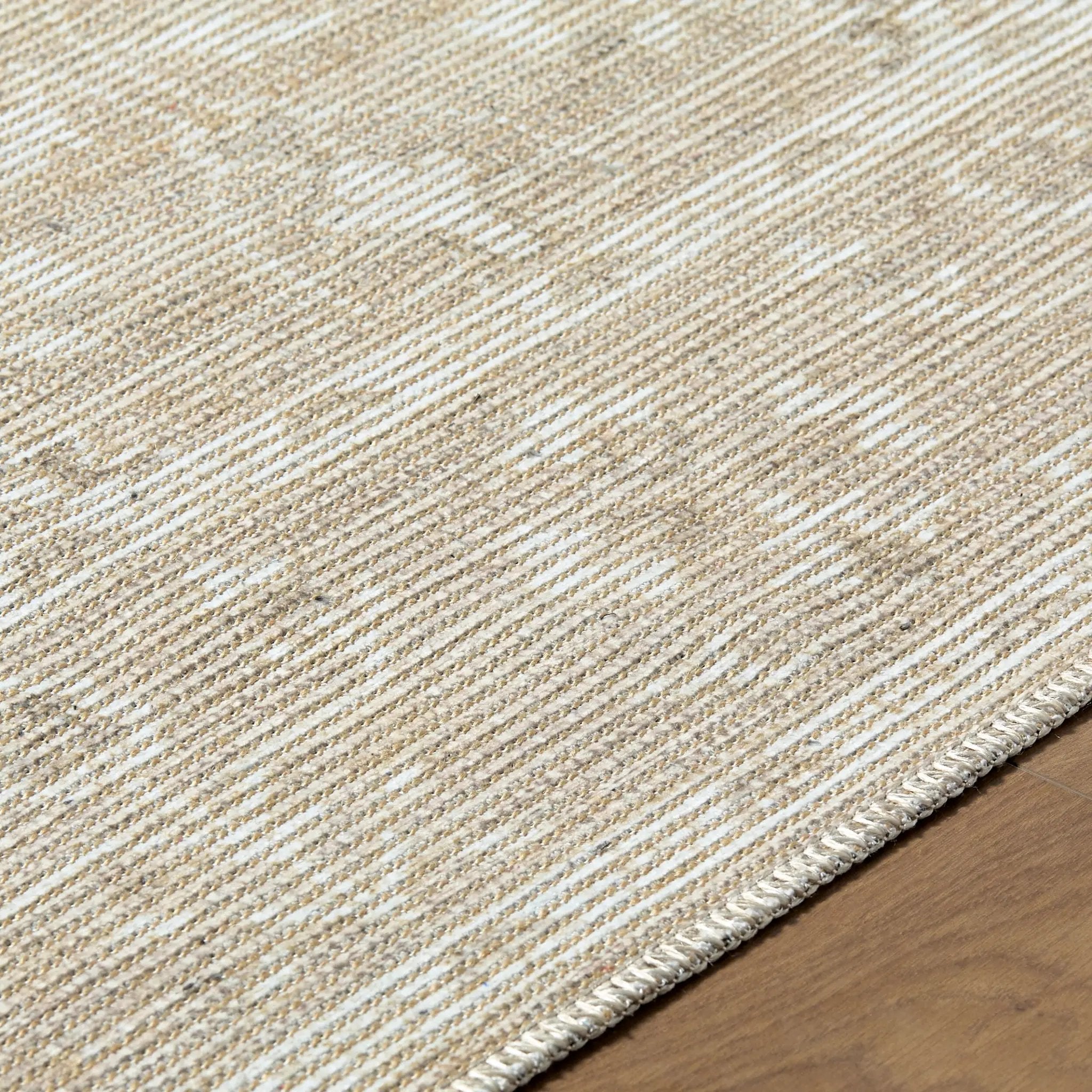 Asha NBAS-2300 Oatmeal Area Rug by Nabela Noor Home x LIVABLISS