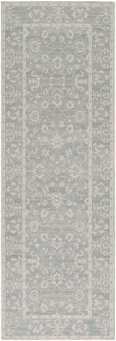 Asha NBAS-2302 Sky Blue Area Rug by Nabela Noor Home x LIVABLISS