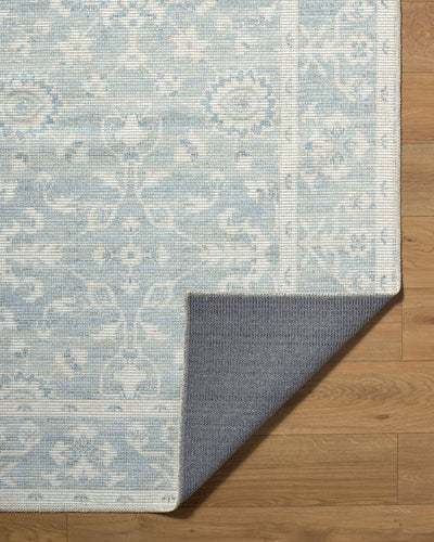 Asha NBAS-2302 Sky Blue Area Rug by Nabela Noor Home x LIVABLISS