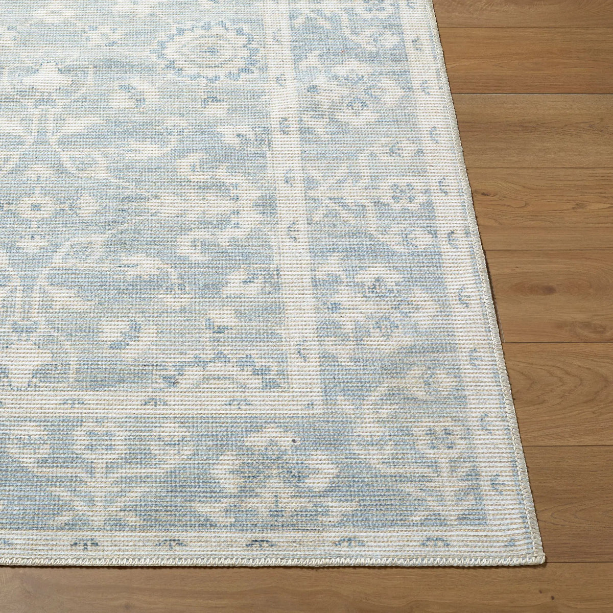 Asha NBAS-2302 Sky Blue Area Rug by Nabela Noor Home x LIVABLISS