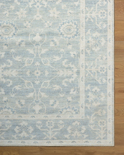 Asha NBAS-2302 Sky Blue Area Rug by Nabela Noor Home x LIVABLISS