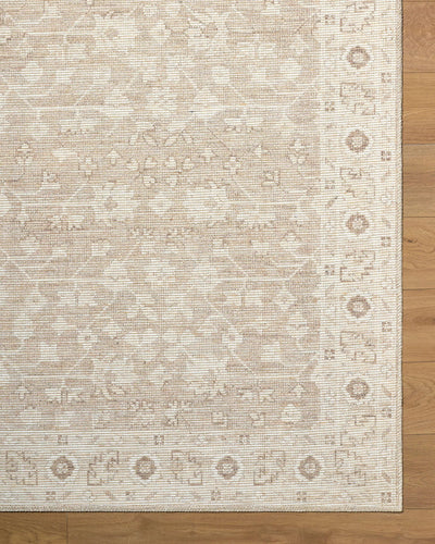 Asha NBAS-2303 Taupe Area Rug by Nabela Noor Home x LIVABLISS