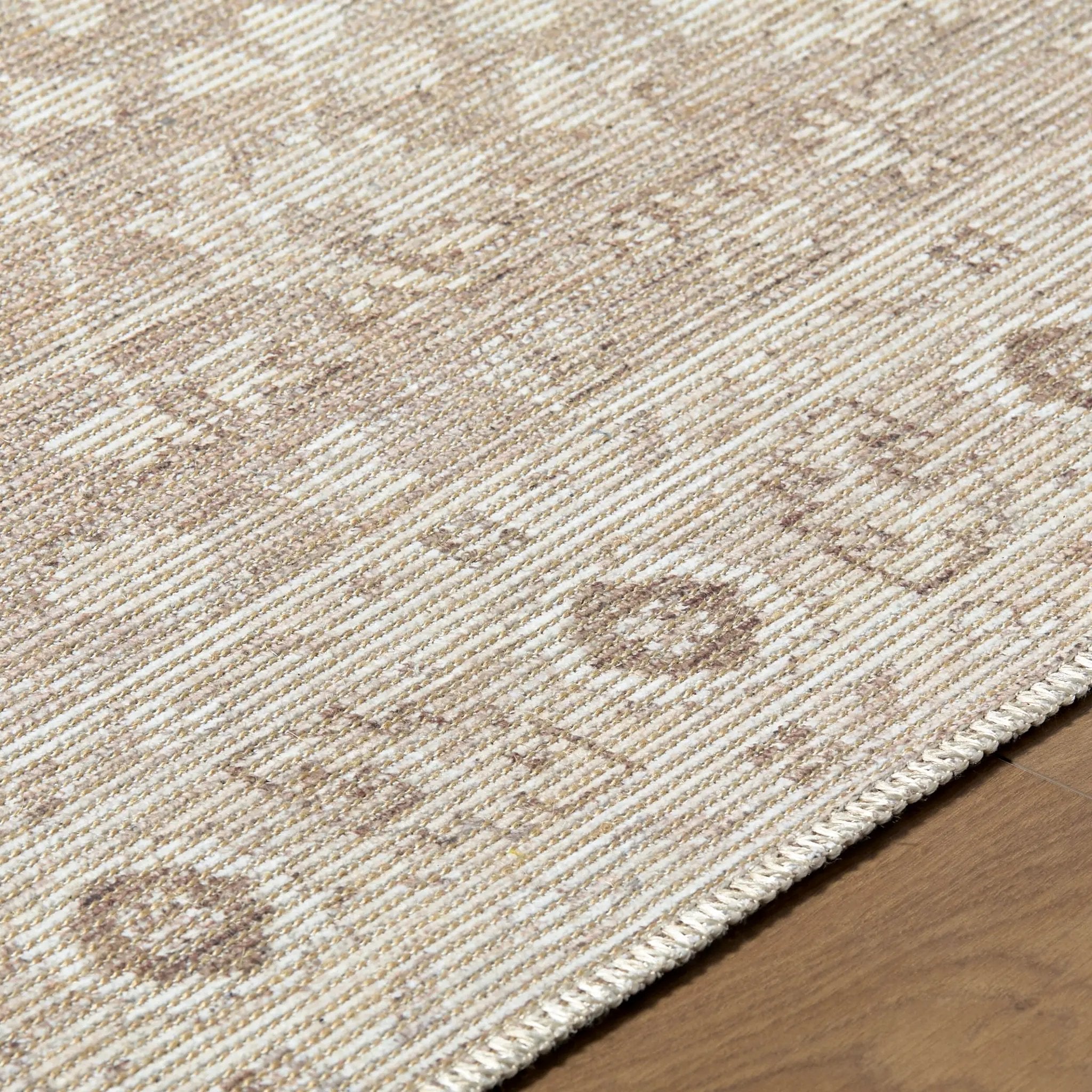 Asha NBAS-2303 Taupe Area Rug by Nabela Noor Home x LIVABLISS