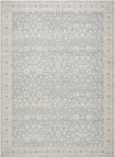 Asha NBAS-2304 Sky Blue Area Rug by Nabela Noor Home x LIVABLISS