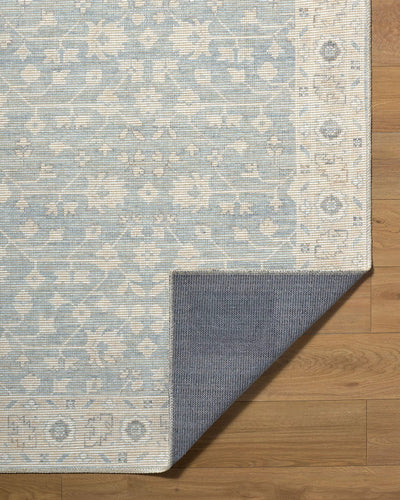 Asha NBAS-2304 Sky Blue Area Rug by Nabela Noor Home x LIVABLISS