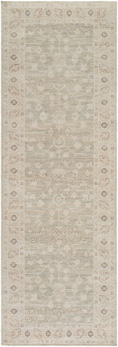 Asha NBAS-2305 Sage Area Rug by Nabela Noor Home x LIVABLISS
