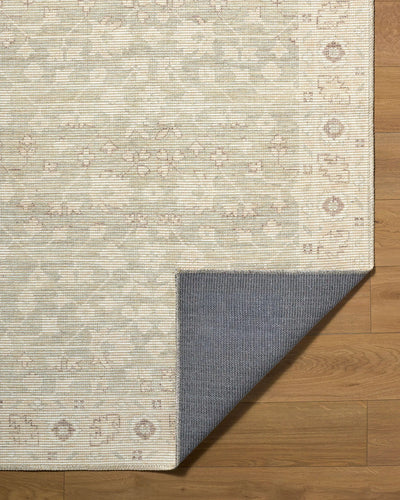 Asha NBAS-2305 Sage Area Rug by Nabela Noor Home x LIVABLISS