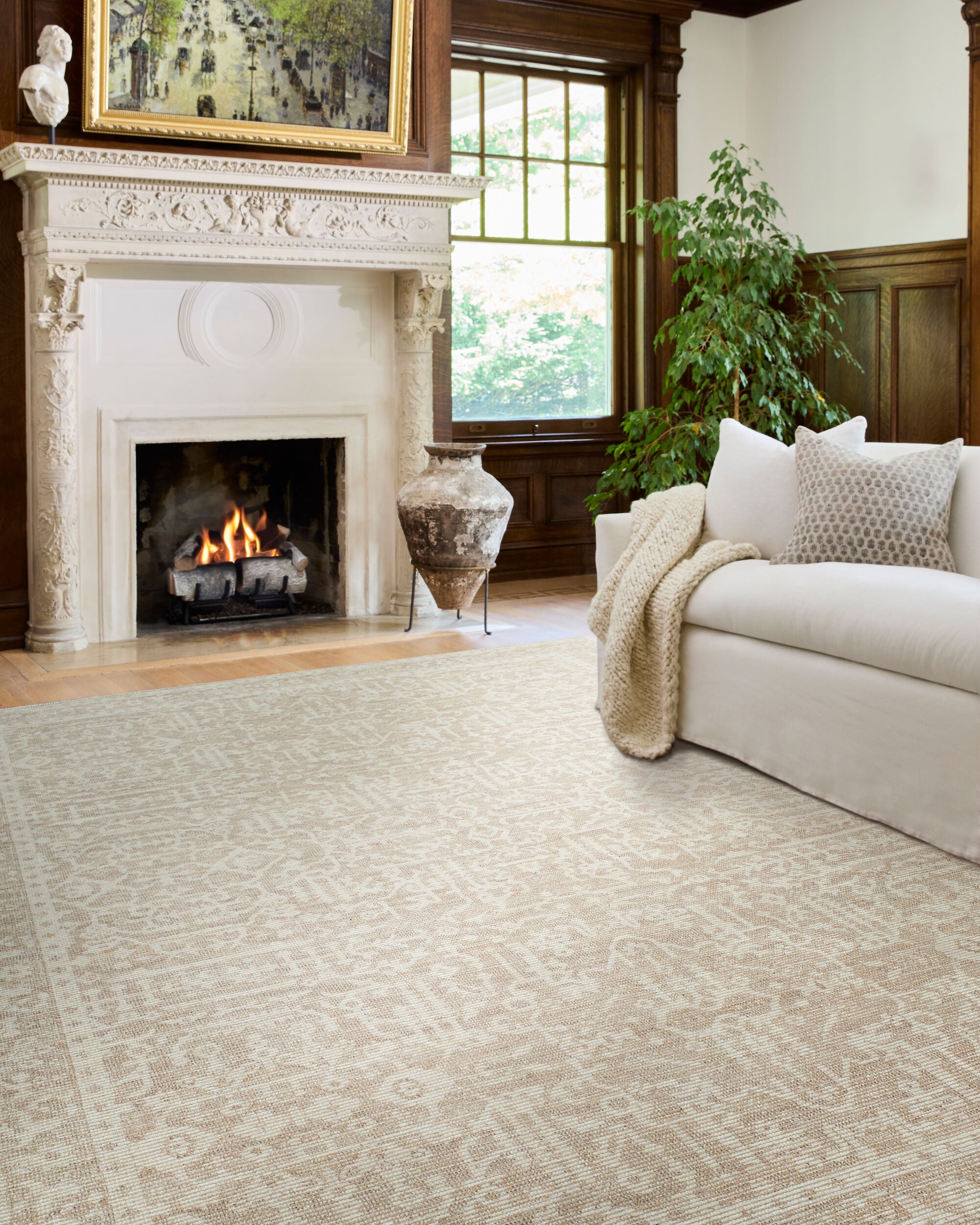 Nabela Noor Home x Livabliss Athiyo NBAT-2302 Oatmeal Area Rug