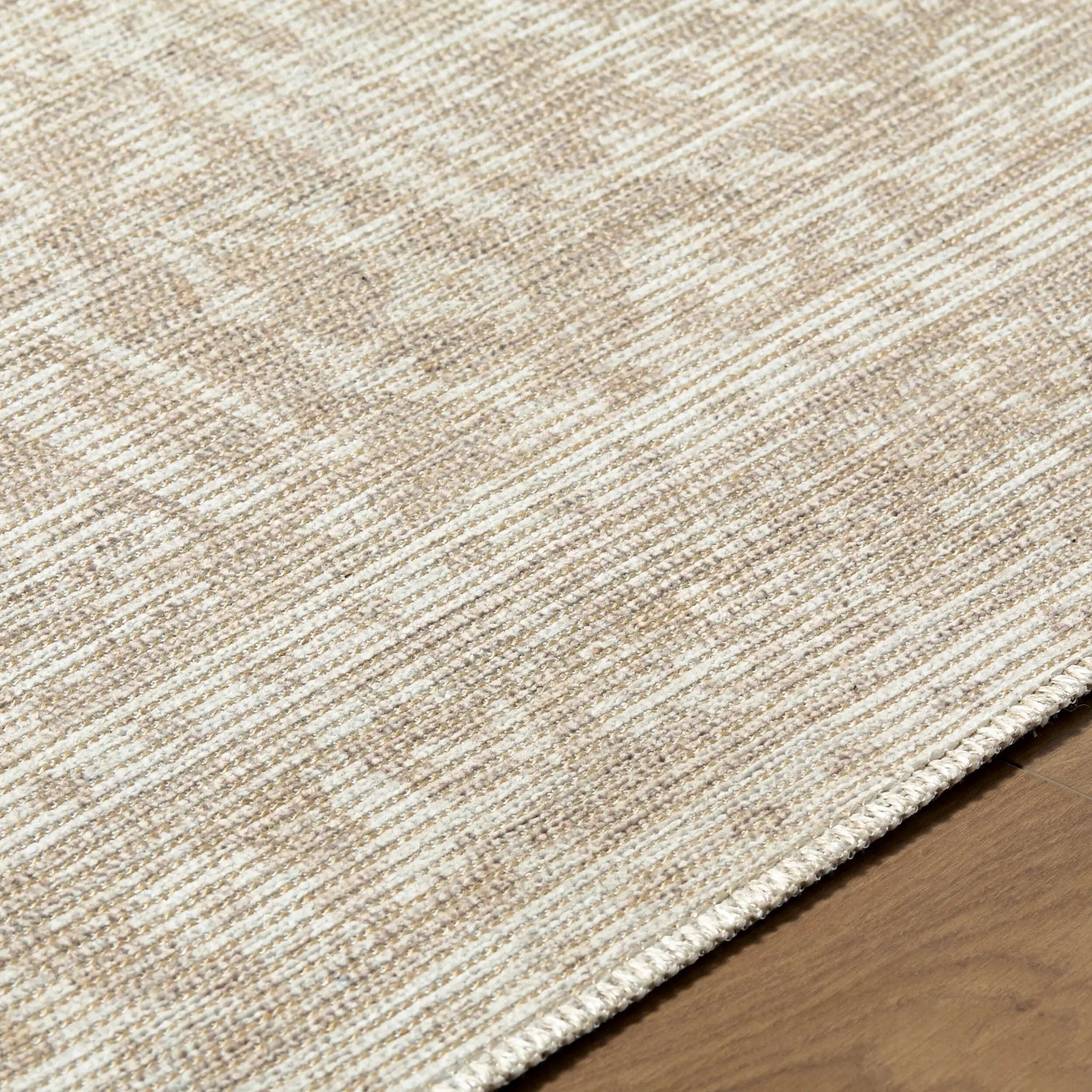 Athiyo NBAT-2302 Oatmeal Area Rug by Nabela Noor Home x LIVABLISS