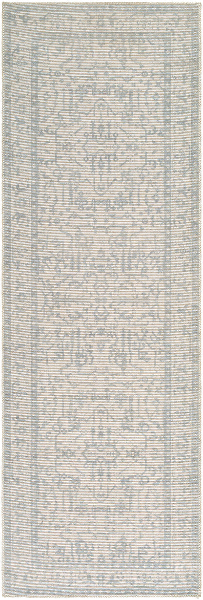 Nabela Noor Home x Livabliss Athiyo NBAT-2304 Sky Blue Area Rug