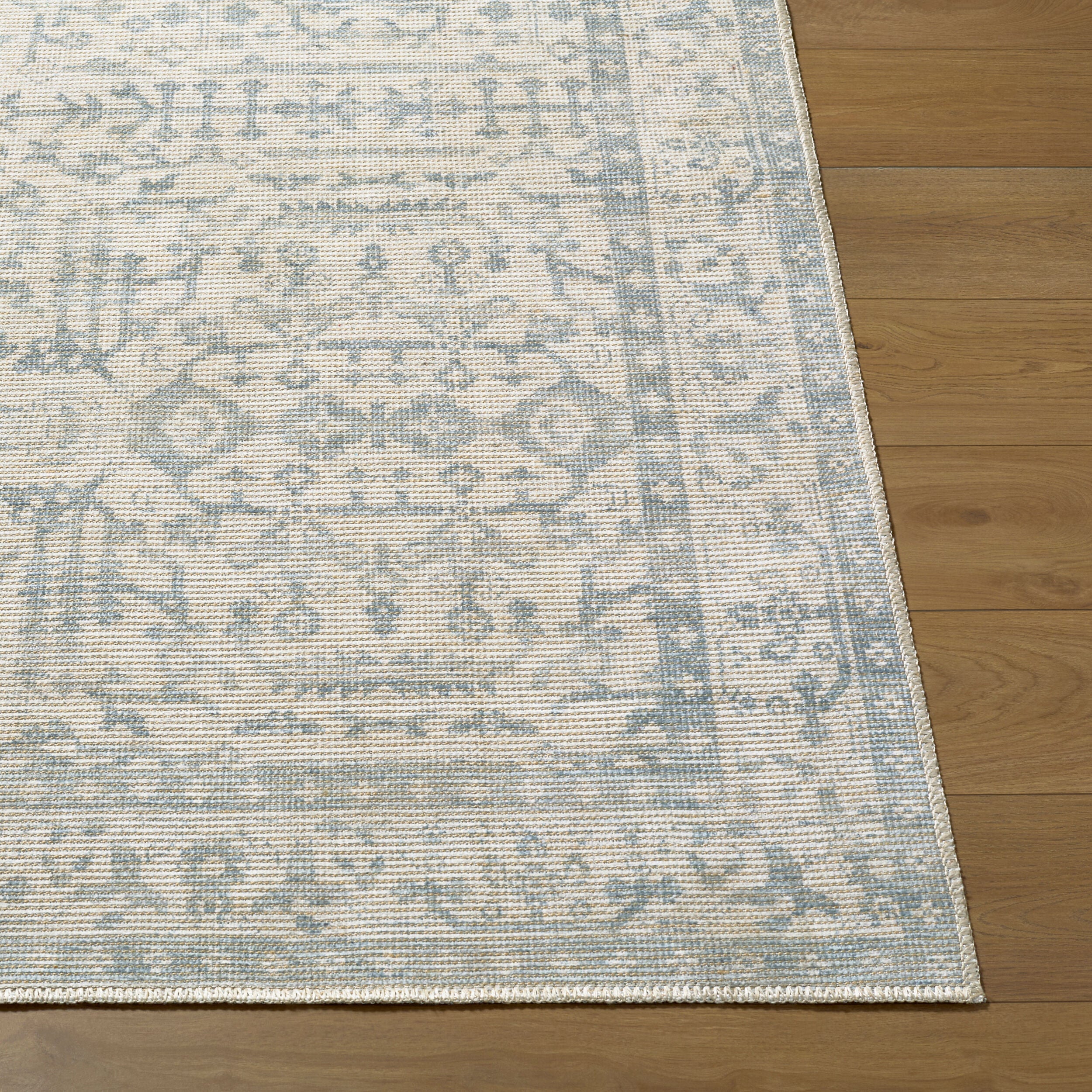 Nabela Noor Home x Livabliss Athiyo NBAT-2304 Sky Blue Area Rug