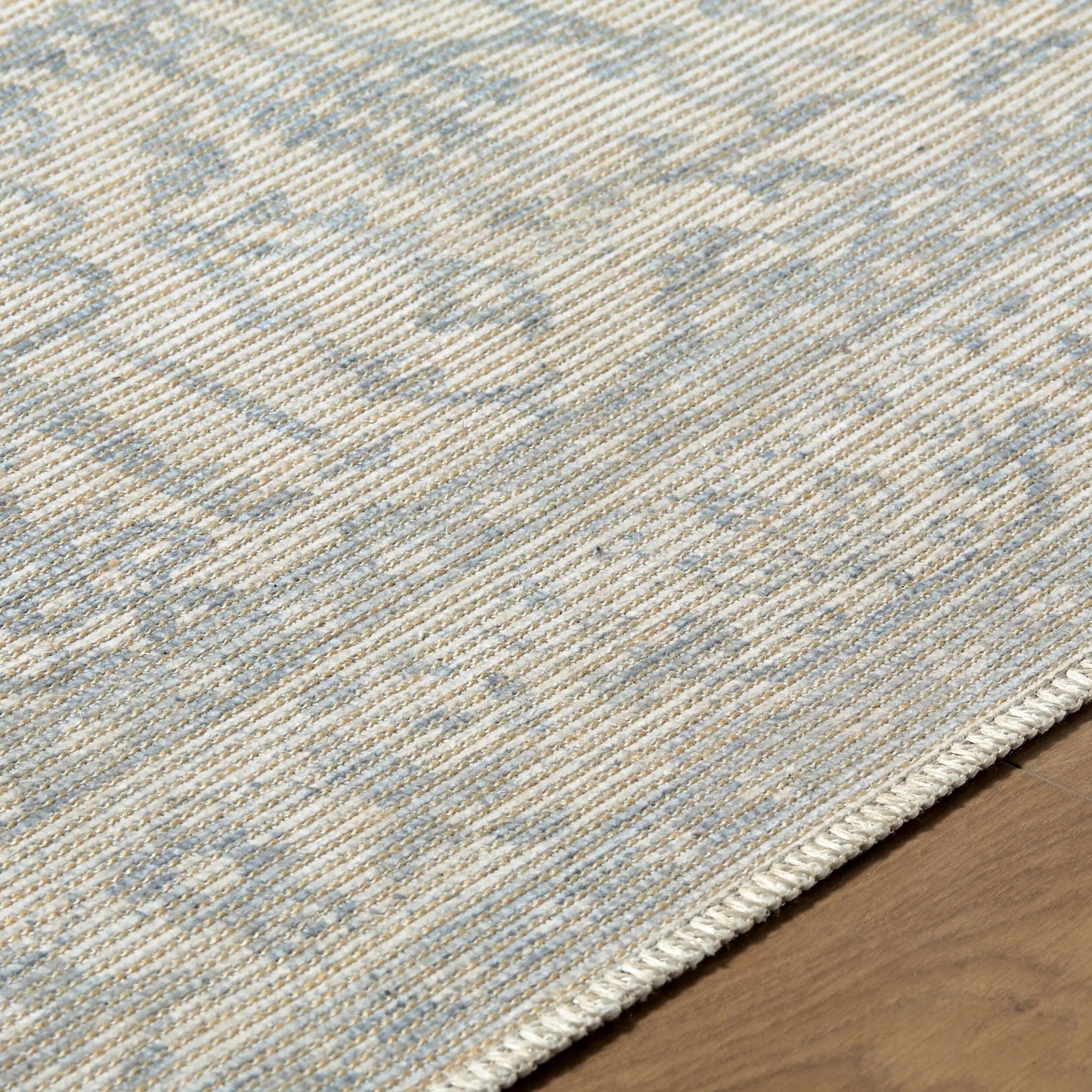Athiyo NBAT-2304 Sky Blue Area Rug by Nabela Noor Home x LIVABLISS