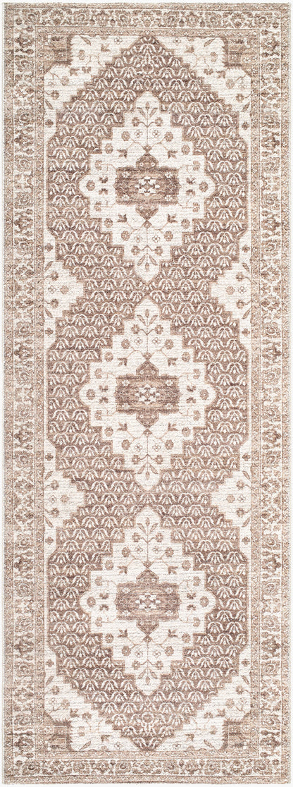 Nabela Noor Home x Livabliss Athiyo NBAT-2305 Dark Brown Area Rug