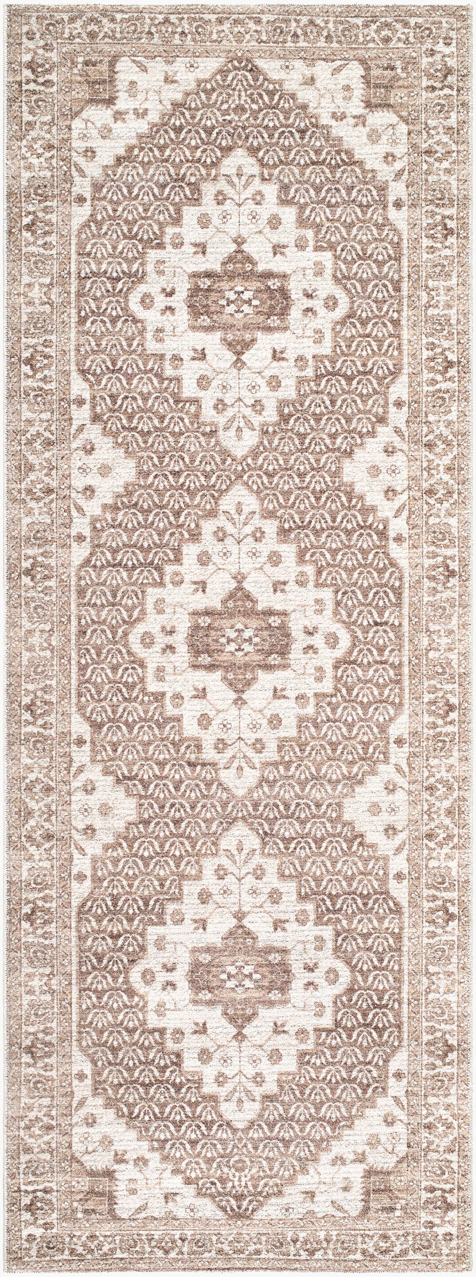 Nabela Noor Home x Livabliss Athiyo NBAT-2305 Dark Brown Area Rug