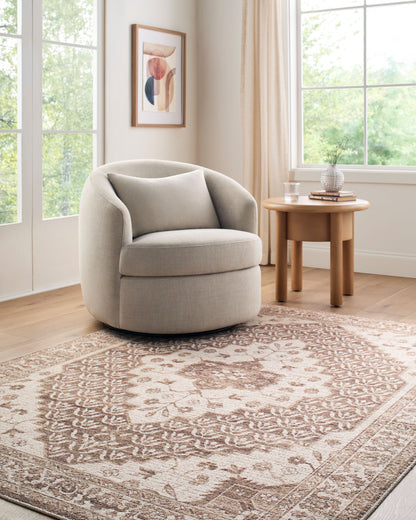 Nabela Noor Home x Livabliss Athiyo NBAT-2305 Dark Brown Area Rug