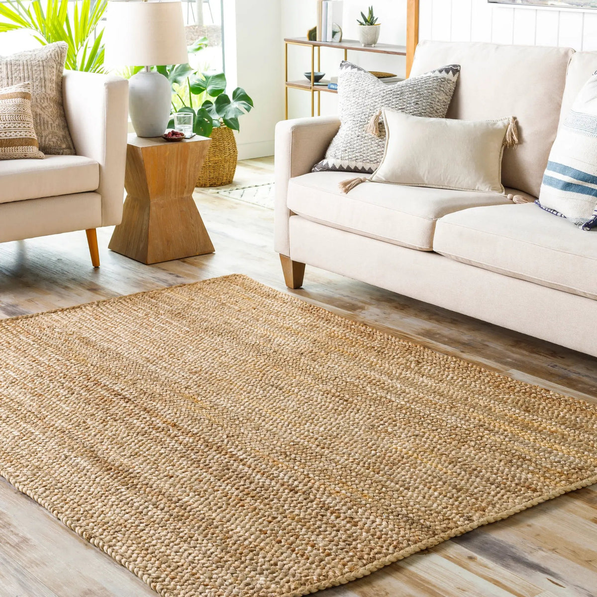 LIVABLISS Natural Braids NBD-2300 Tan Area Rug