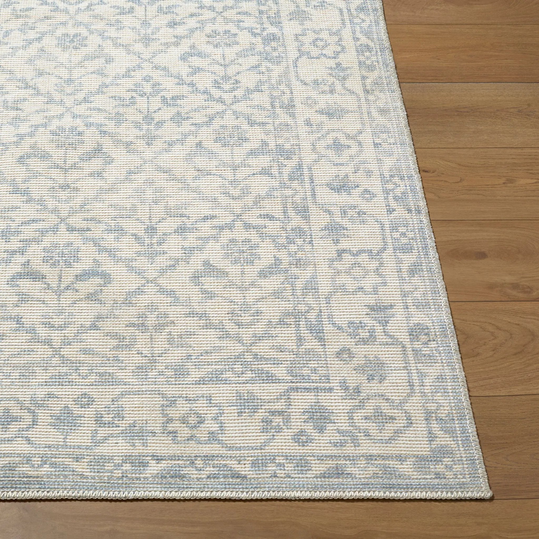 Maan NBMA-2302 Sky Blue Area Rug by Nabela Noor Home x LIVABLISS