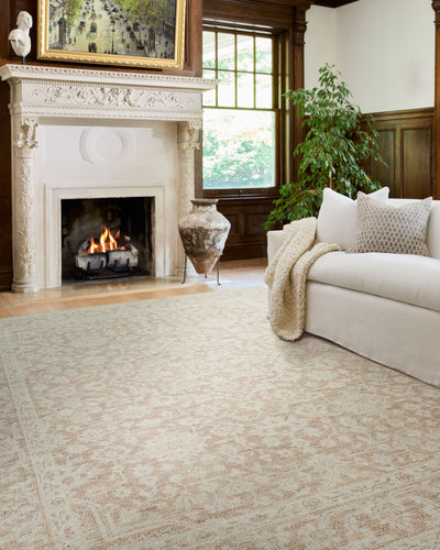 Maan NBMA-2303 Oatmeal Area Rug by Nabela Noor Home x LIVABLISS