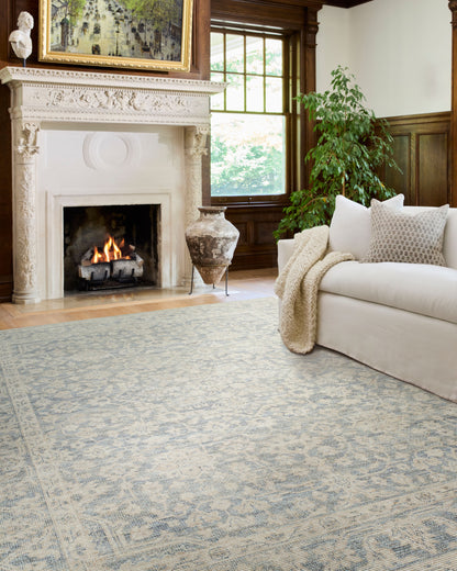 Nabela Noor Home x Livabliss Maan NBMA-2304 Sky Blue Area Rug