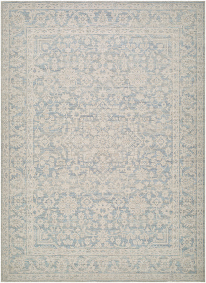 Nabela Noor Home x Livabliss Maan NBMA-2304 Sky Blue Area Rug
