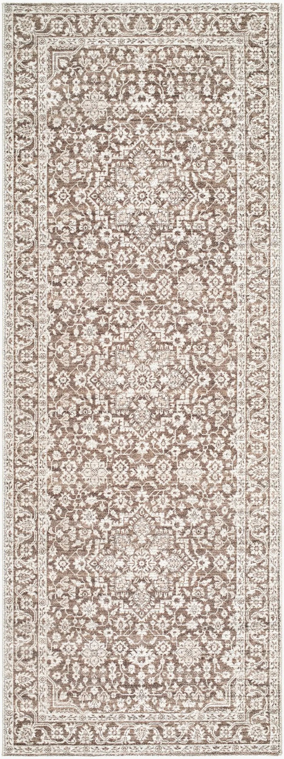 Livabliss x Nabela Noor Home Maan NBMA-2306 Dark-Brown Area Rug