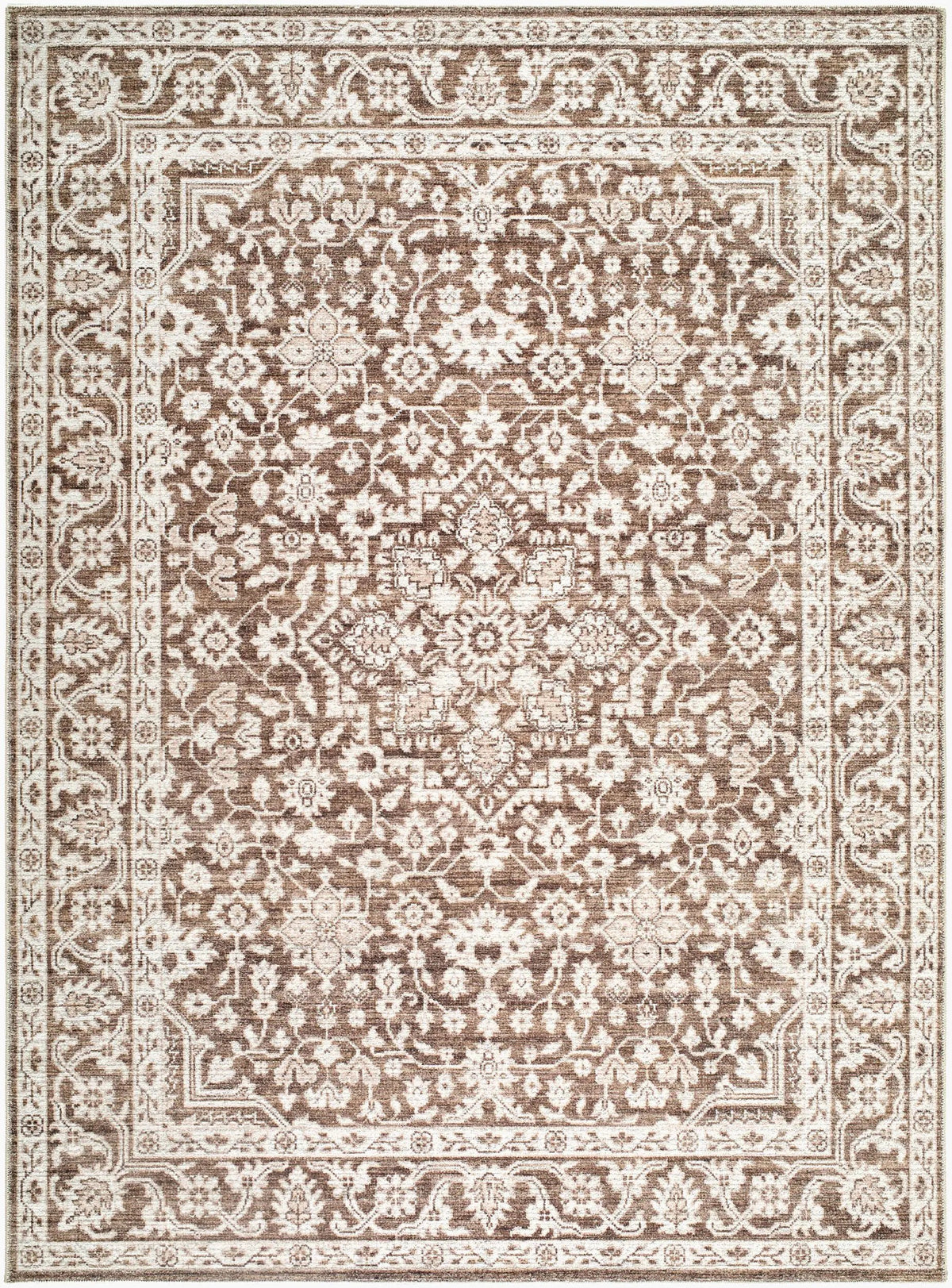 Livabliss x Nabela Noor Home Maan NBMA-2306 Dark-Brown Area Rug