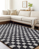 Surya Nicole NCO-2302 Charcoal Area Rug by LIVABLISS