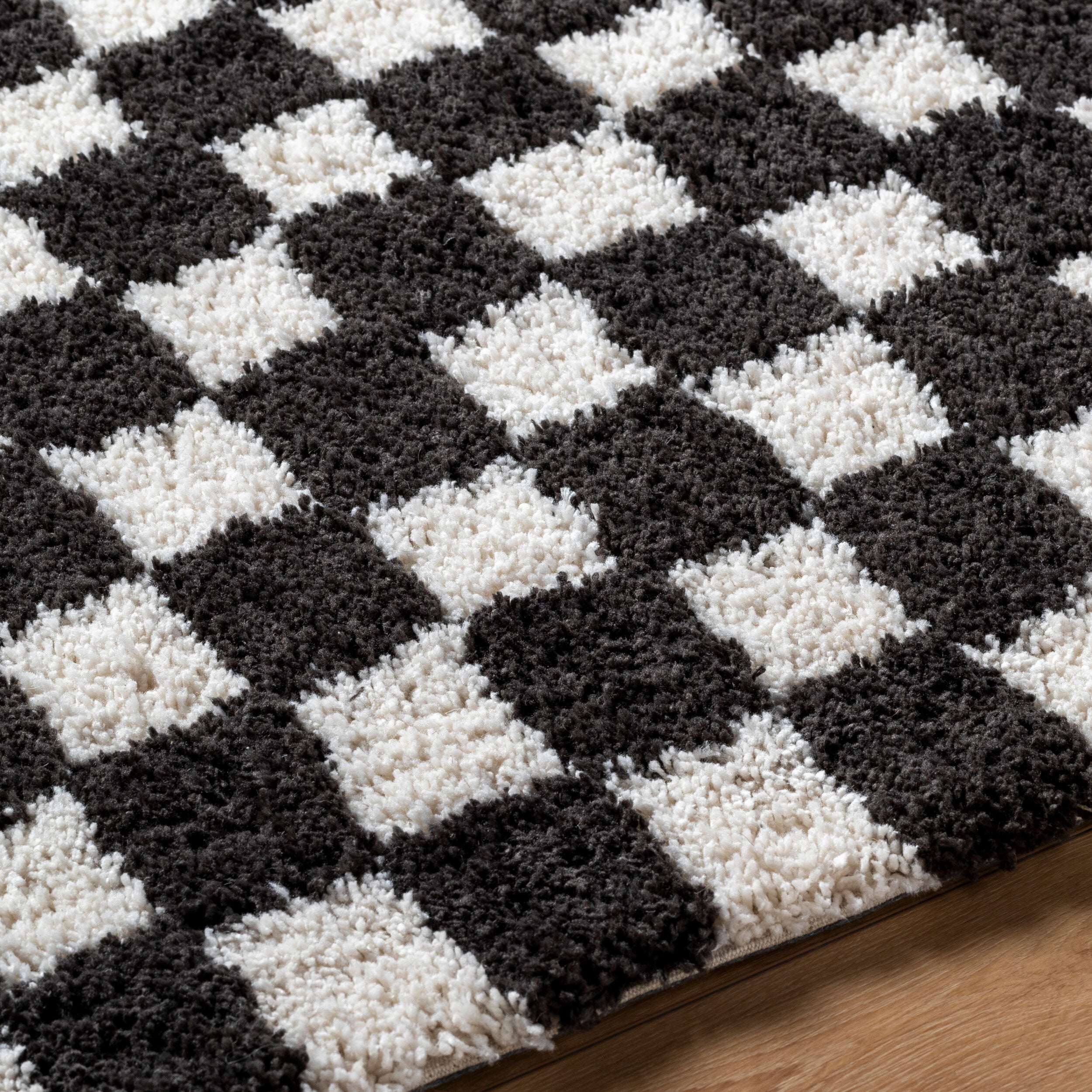 Surya Nicole NCO-2302 Charcoal Area Rug by LIVABLISS