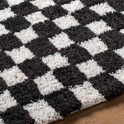 Surya Nicole NCO-2302 Charcoal Area Rug by LIVABLISS