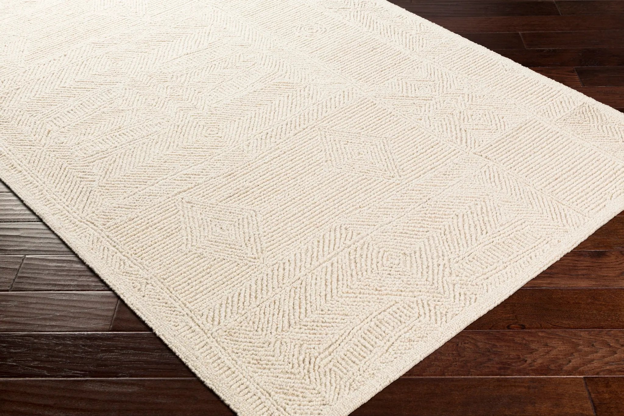 Newcastle NCS-2314 Cream Area Rug by LIVABLISS