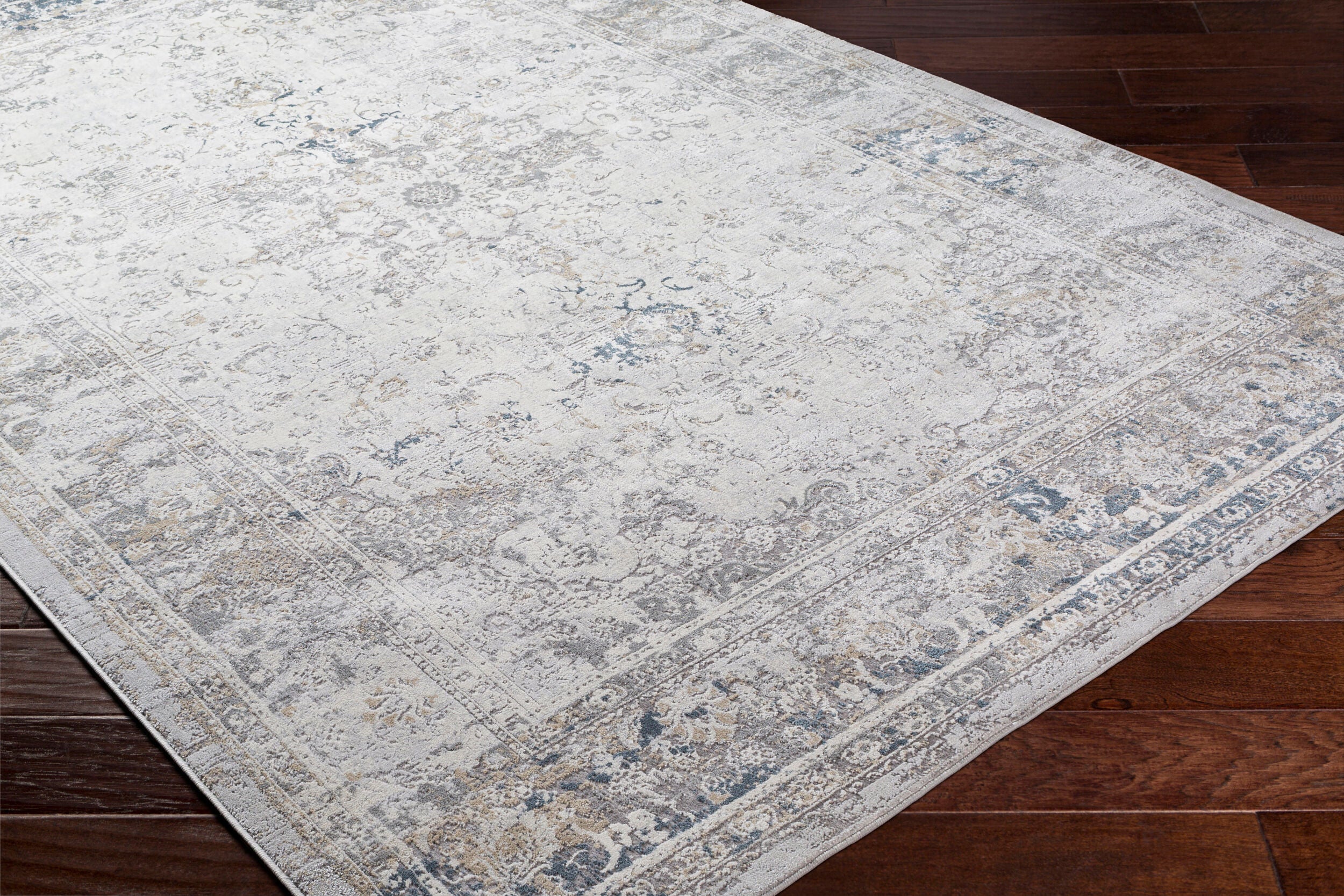 Surya Norland NLD-2317 Medium Gray Area Rug by LIVABLISS