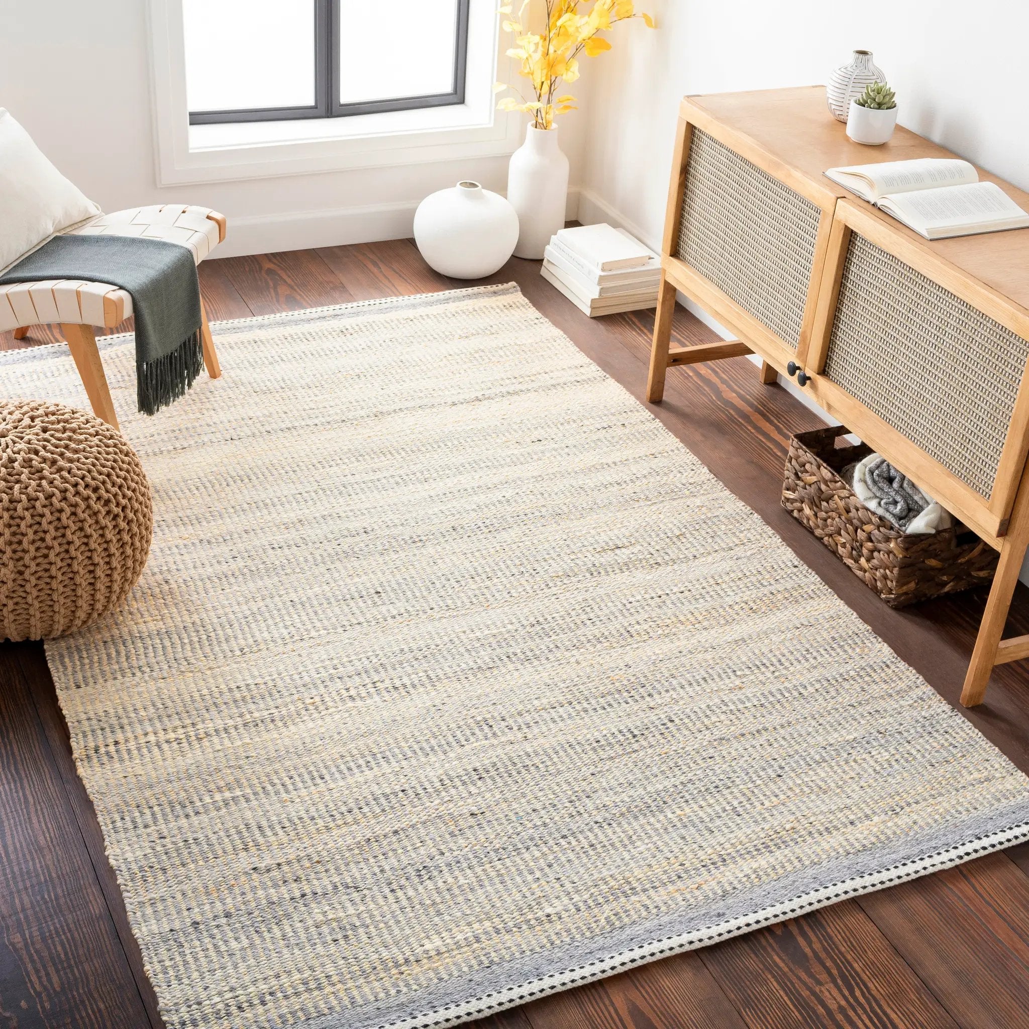 Nottingham NTM-2301 Charcoal Area Rug by LIVABLISS