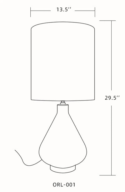 Orleans ORL-001 Accent Table Lamp by LIVABLISS