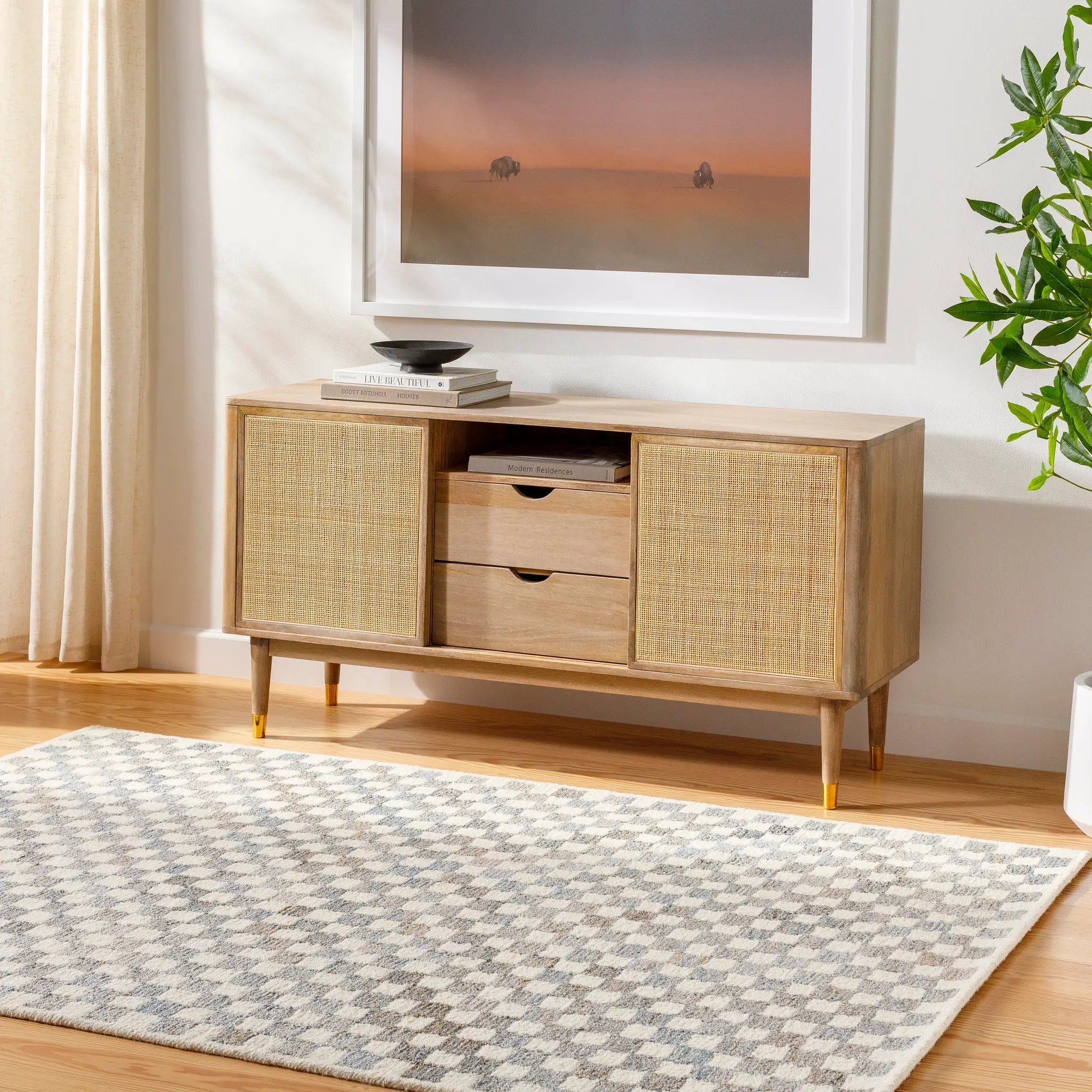Ottawa OTW-2305 Beige Area Rug by LIVABLISS